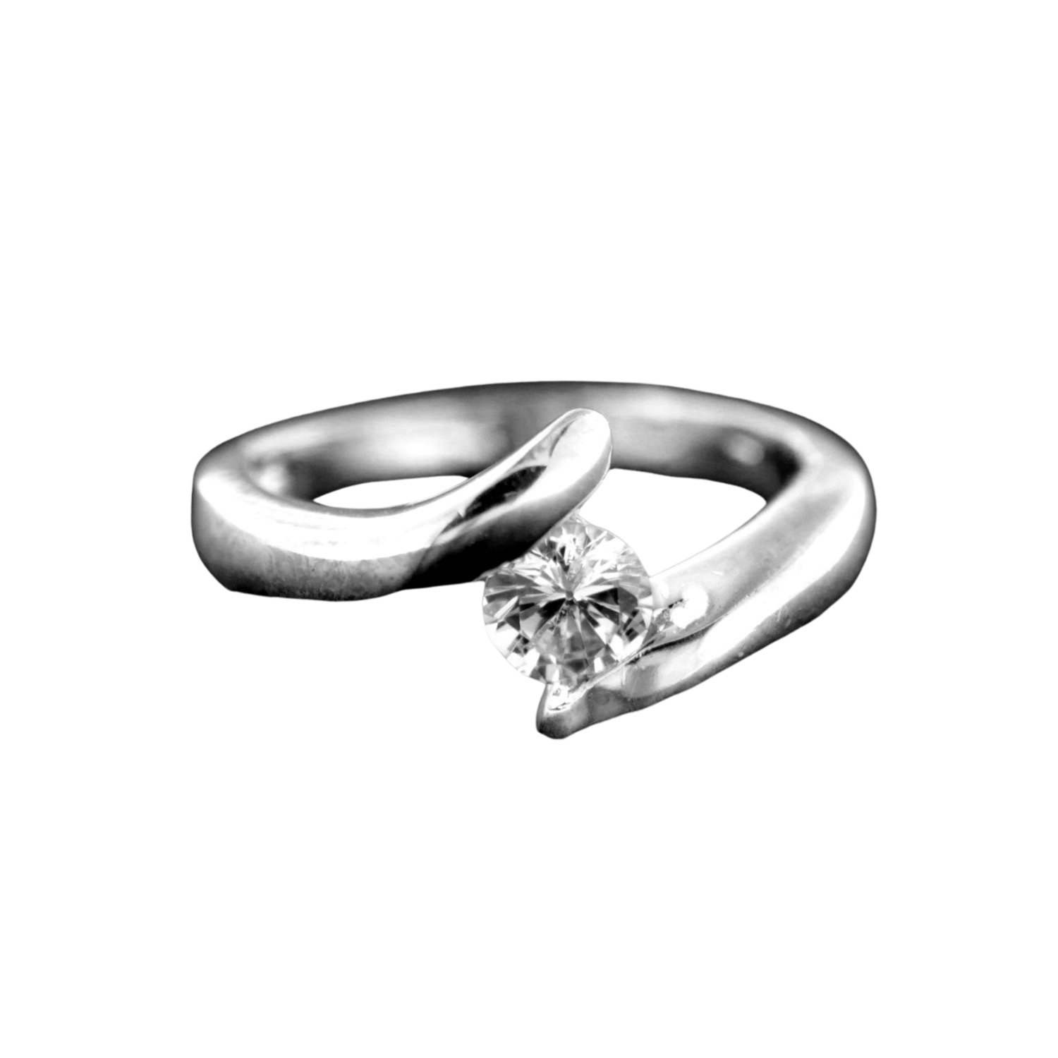 Strieborný prsteň 15432