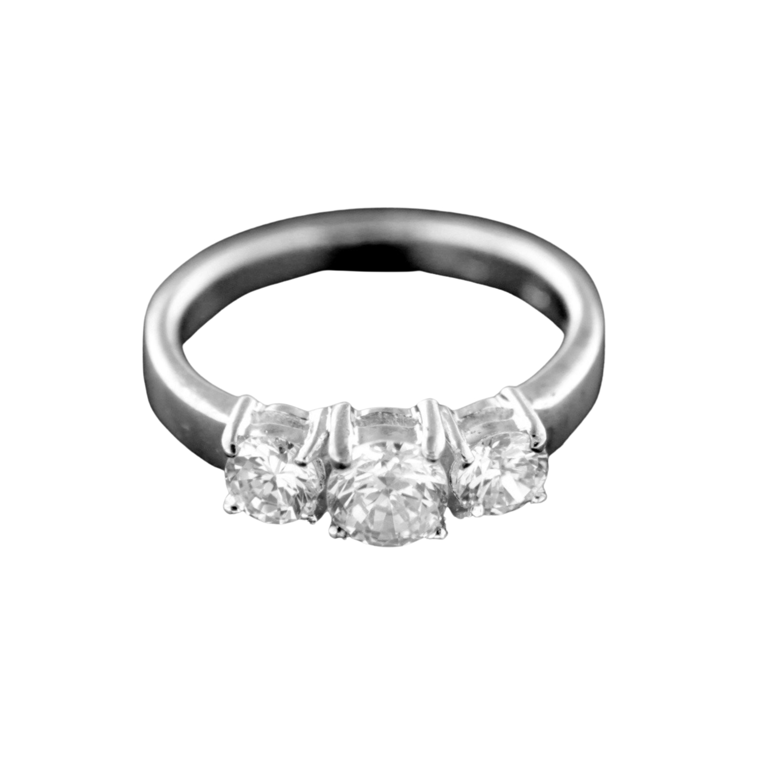Strieborný prsteň 15435