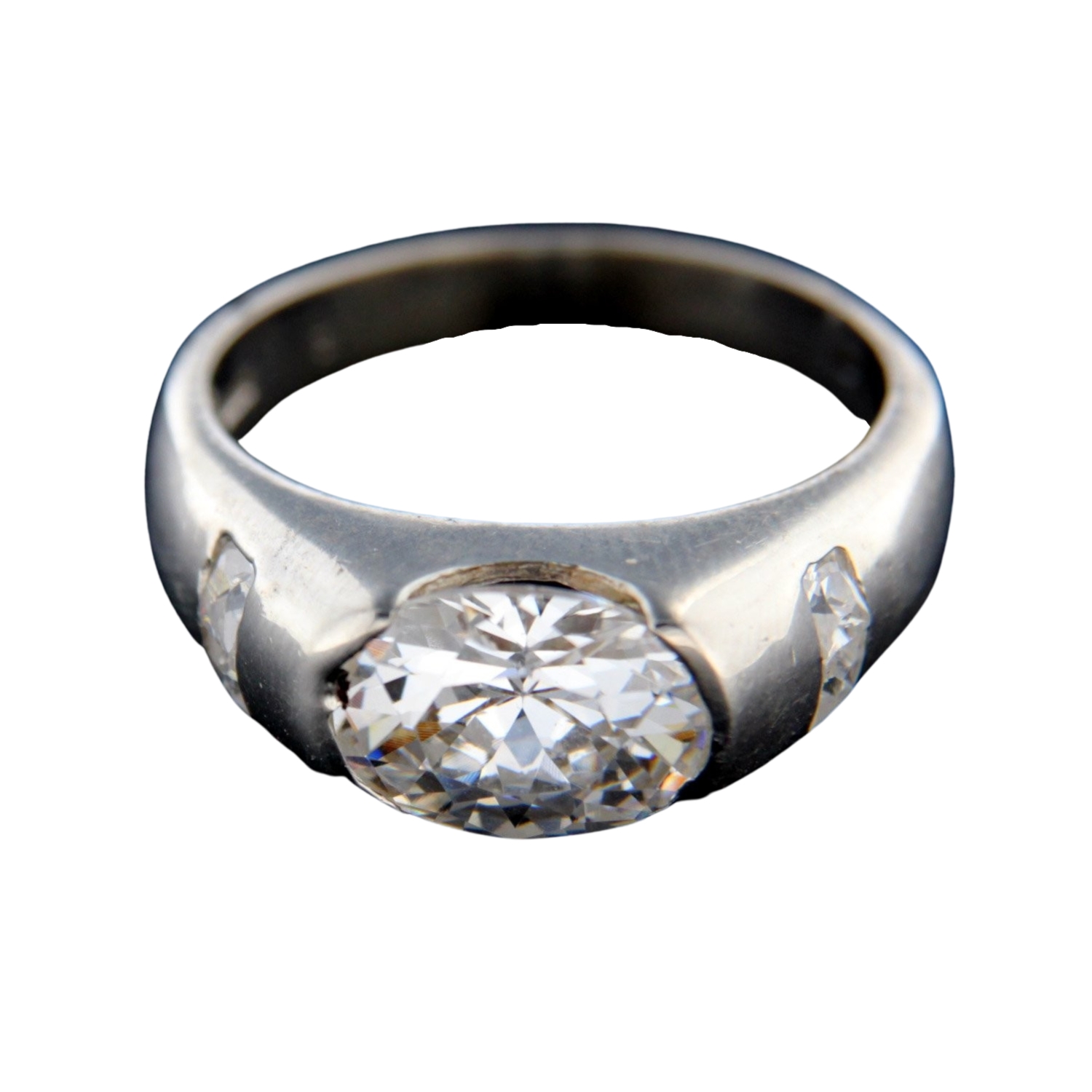 Strieborný prsteň 14854