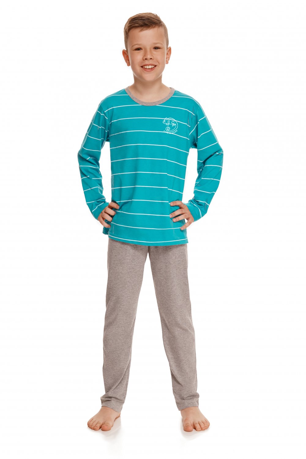 E-shop Chlapčenské pyžamo 2621 Harry turquoise