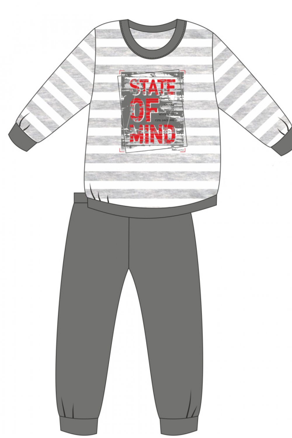 E-shop Chlapčenské pyžamo 268/119 State of mind