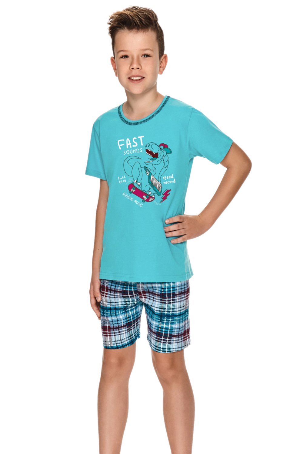 E-shop Chlapčenské pyžamo 2747 Ivan light blue