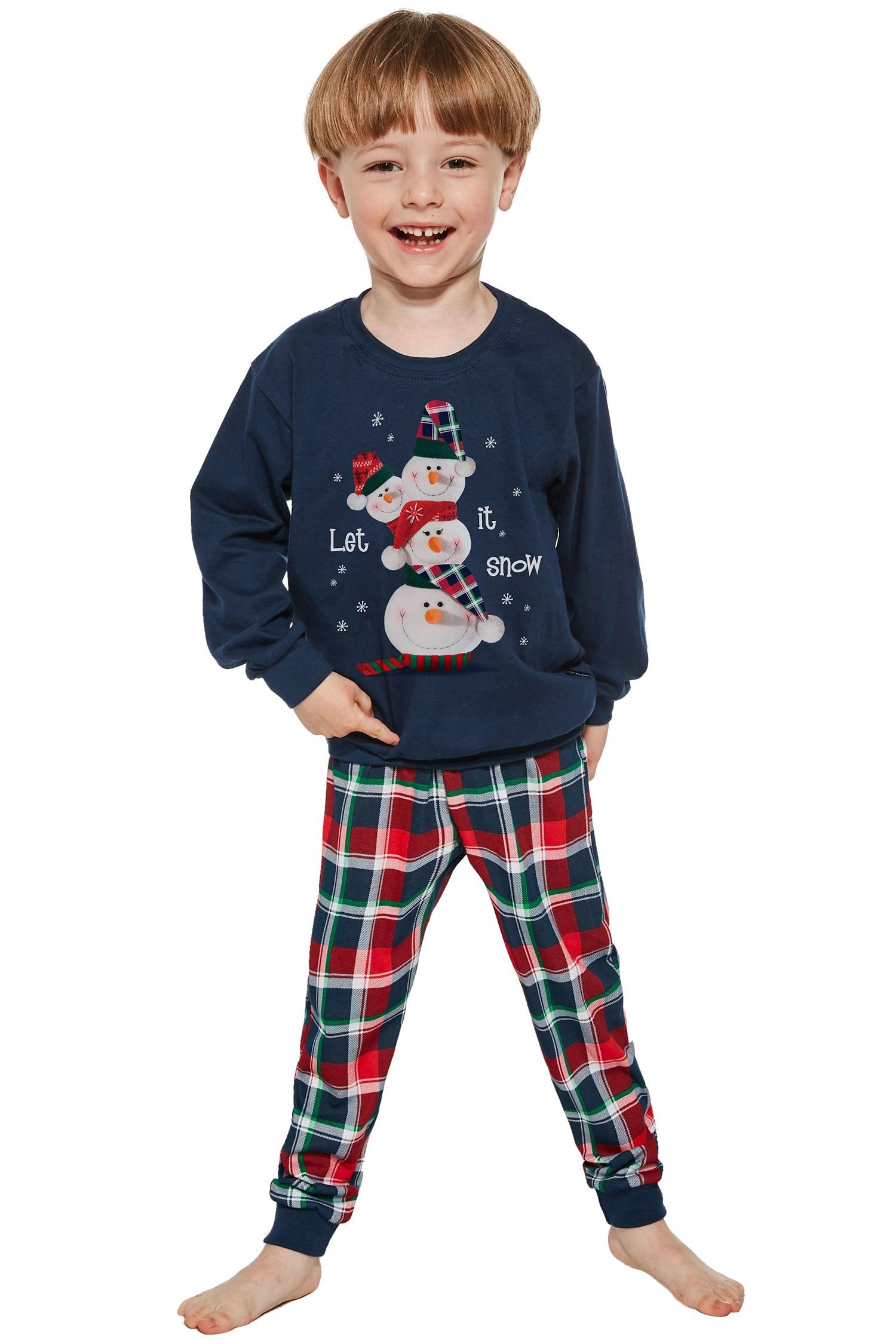 E-shop Chlapčenské pyžamo 593/154 Snowman 2