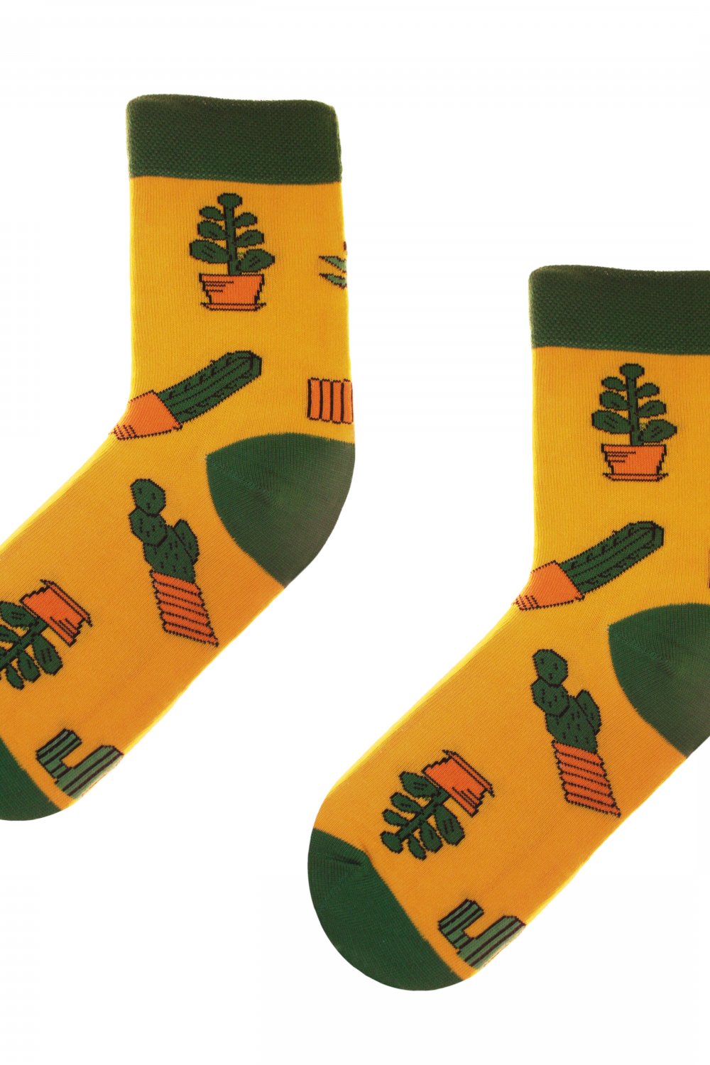 Dámske ponožky 80 Funny cactus