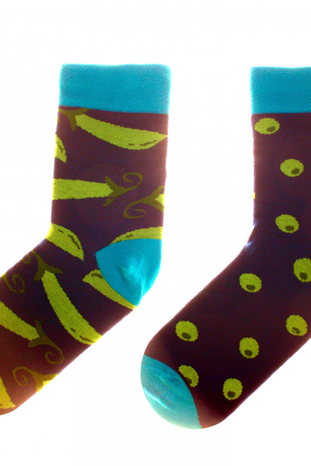 E-shop Dámske ponožky 80 Funny pea