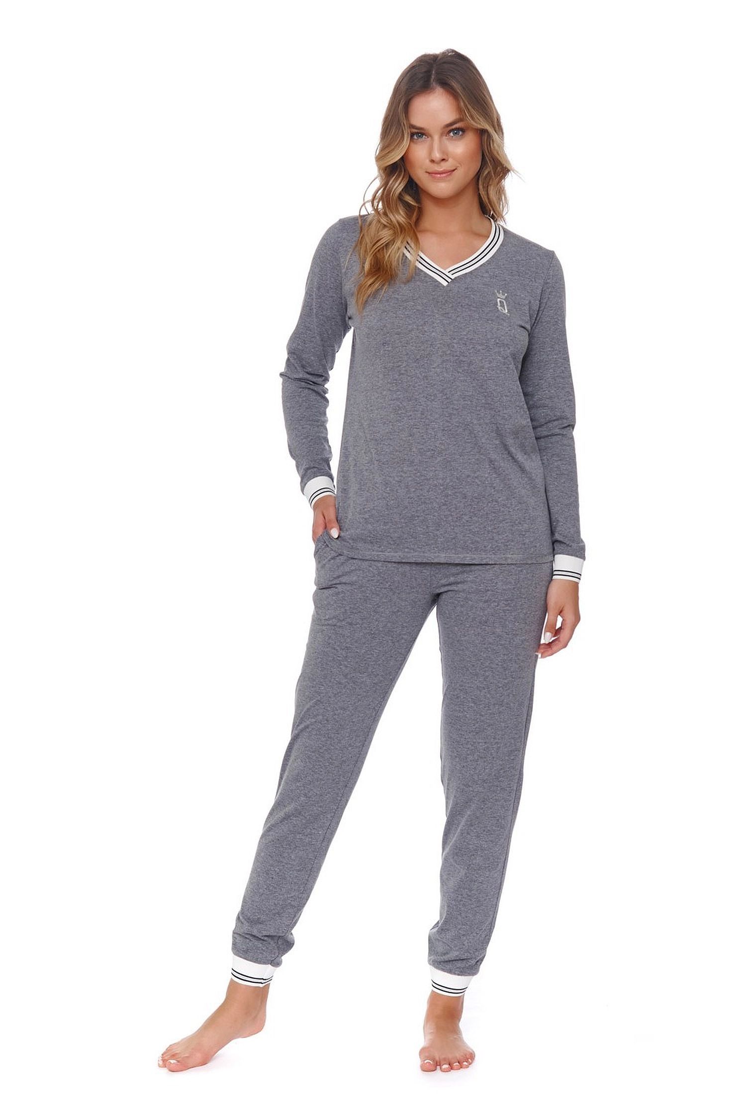E-shop Dámske pyžamo 4504 grey plus