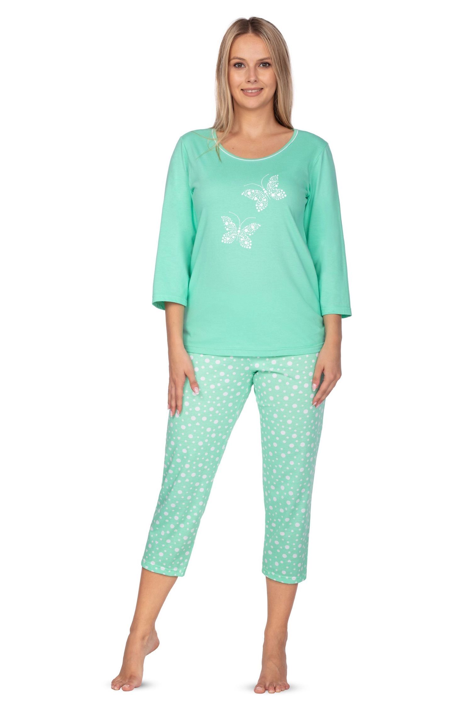 E-shop Dámske pyžamo 642 green plus