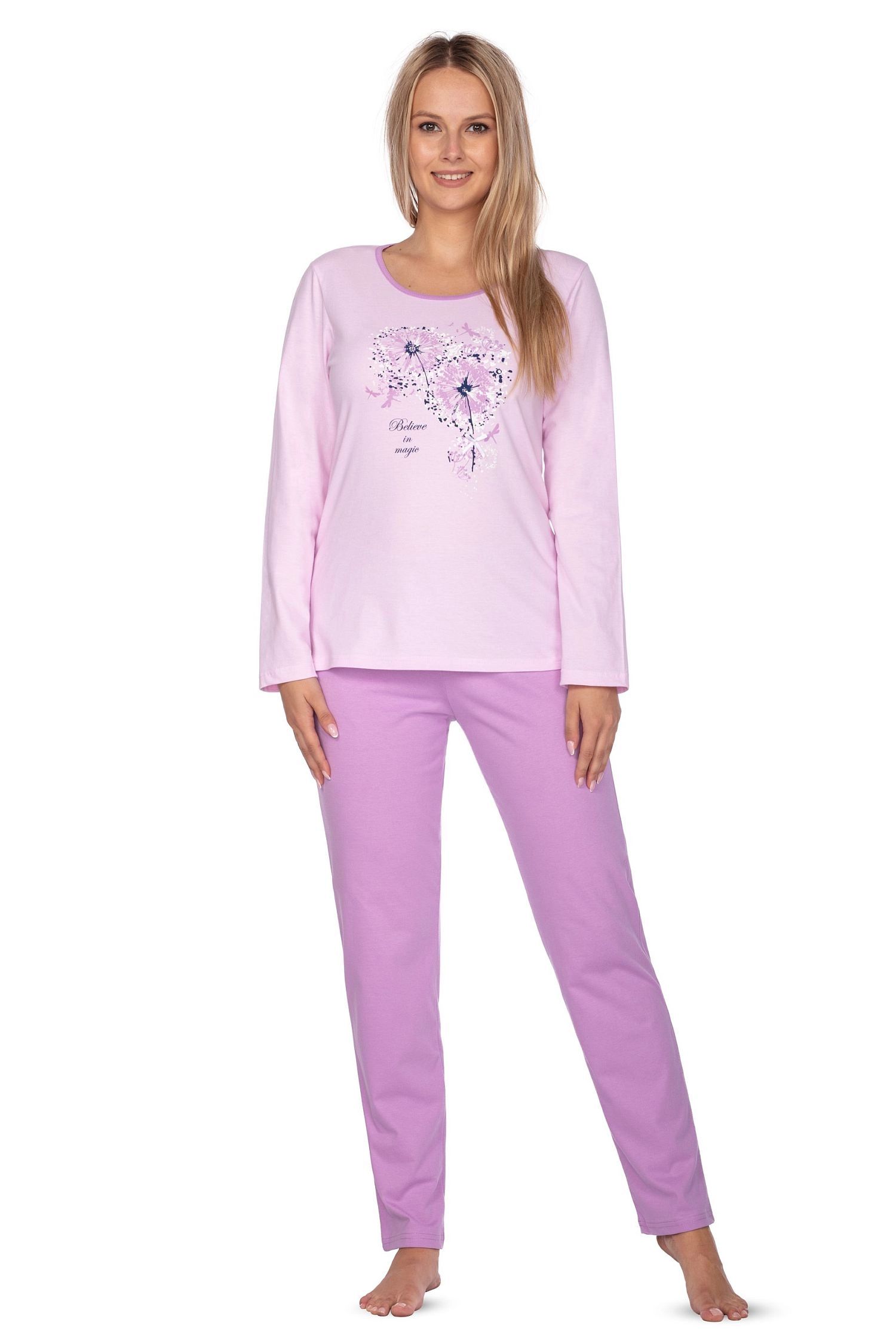 E-shop Dámske pyžamo 647 pink plus