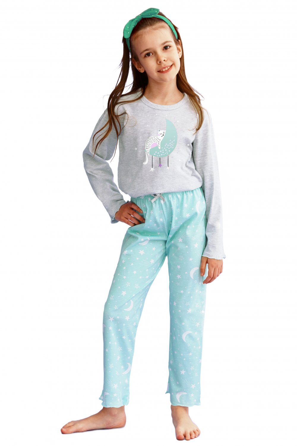 E-shop Dievčenské pyžamo 2589 grey