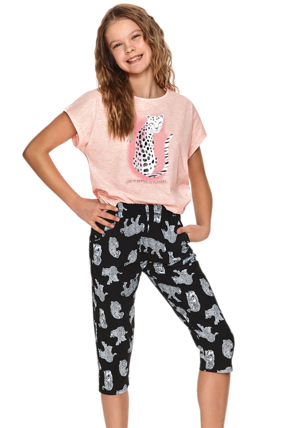 E-shop Dievčenské pyžamo 2716 Polina pink