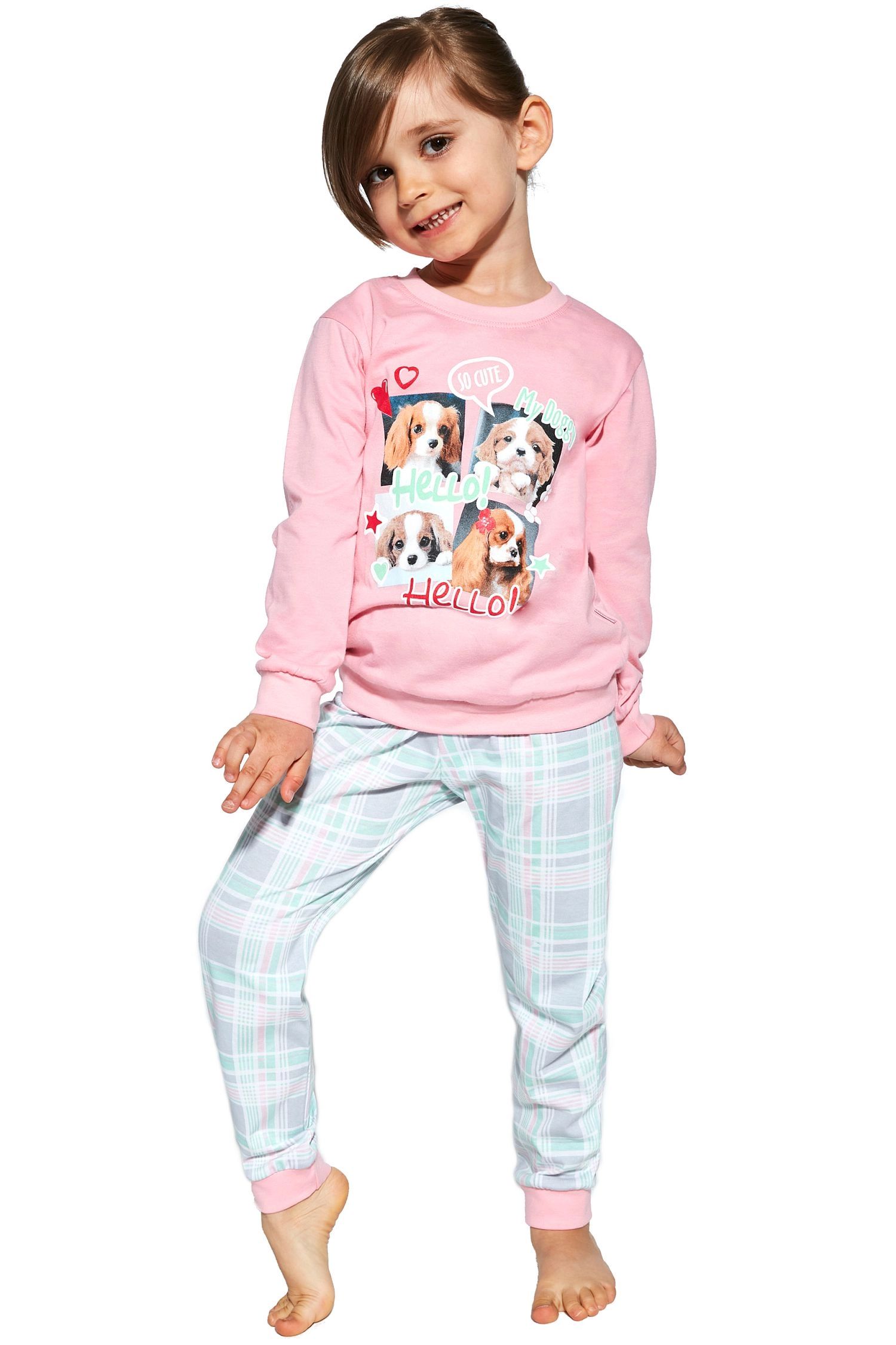 E-shop Dievčenské pyžamo 592/167 Doggy