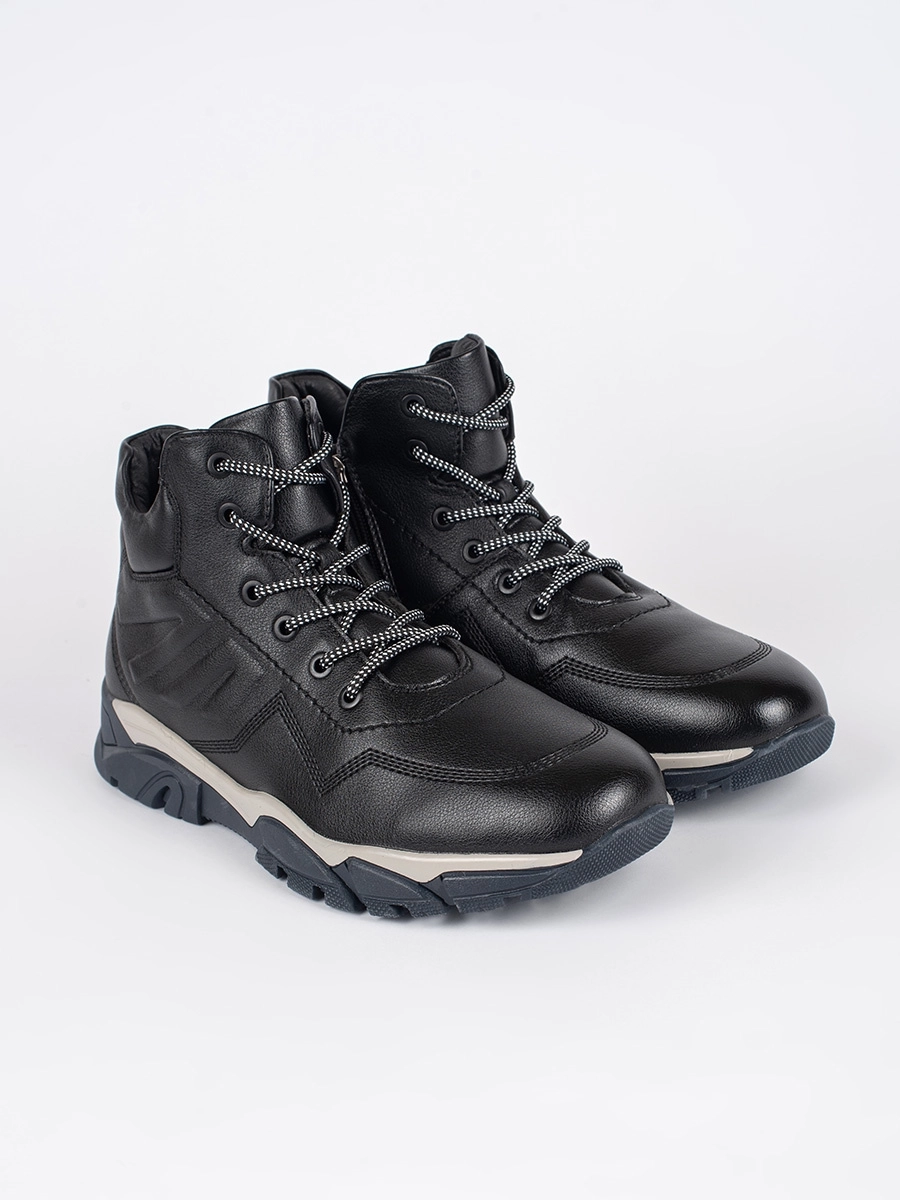 Exkluzívne čierne pánske členkové topánky