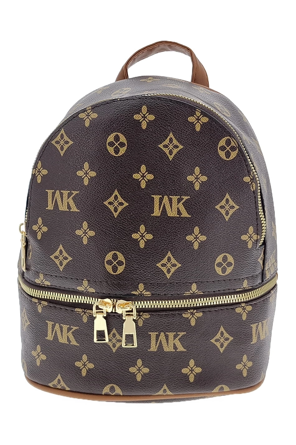 Exkluzívny hnedý dámsky batoh 83I58