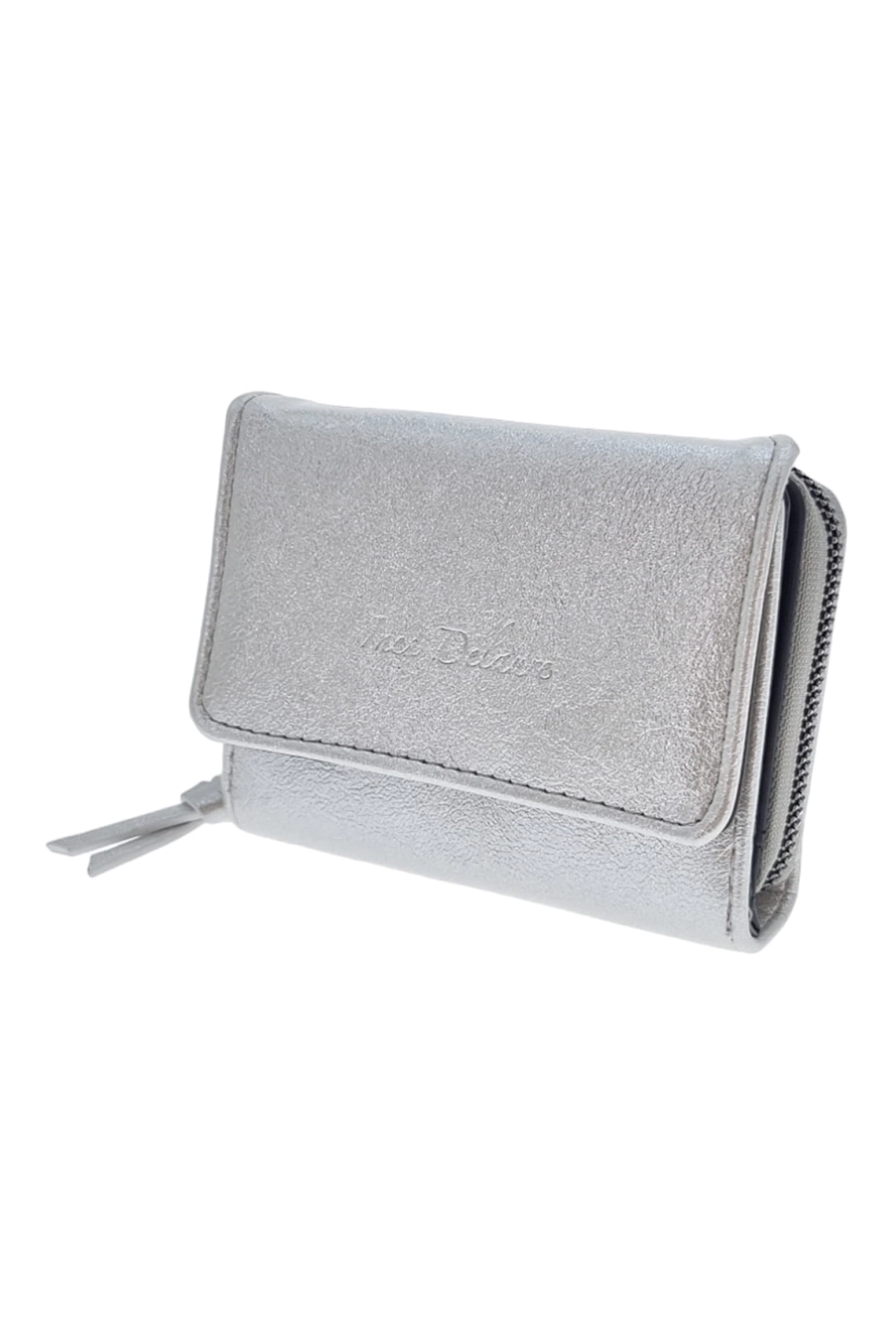 Moderná dámska kabelka strieborná SKIQD