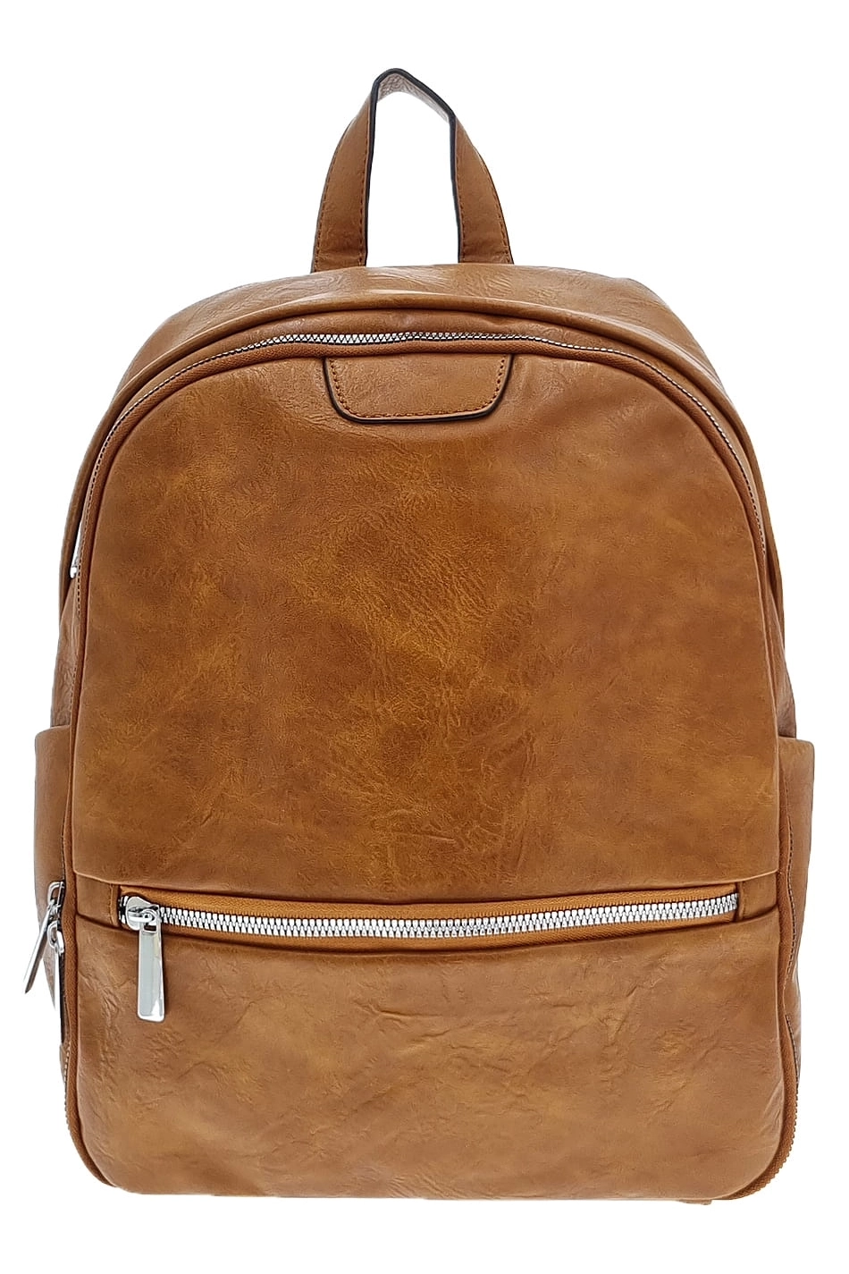 Moderný hnedý dámsky batoh RIQ9V