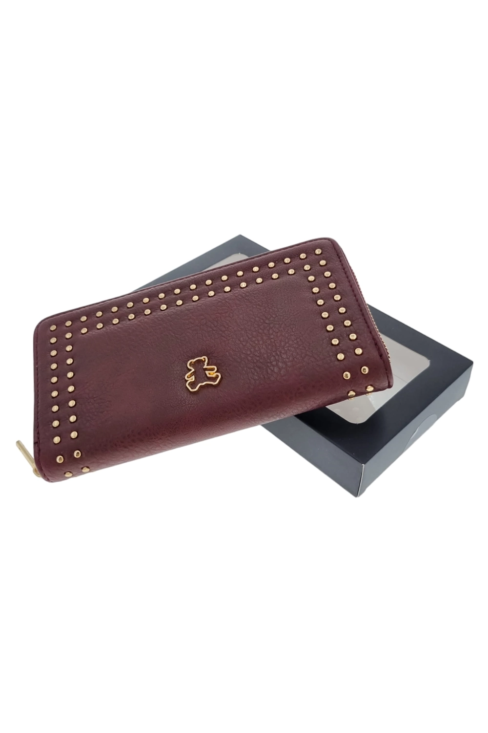 Originálna dámska peňaženka bordová U2NKQ