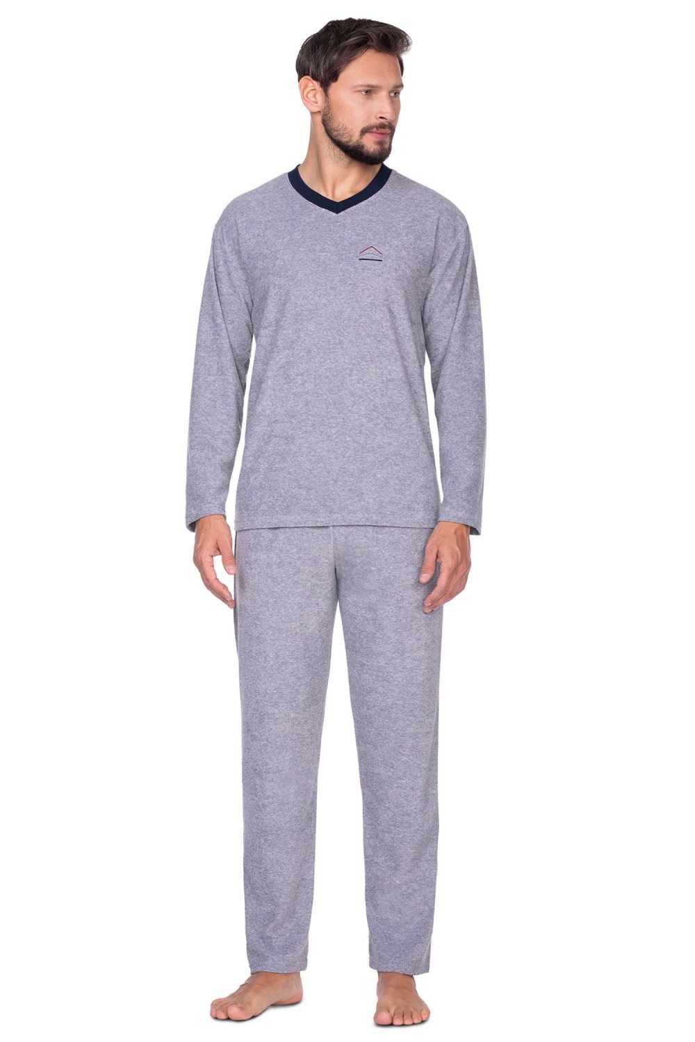 E-shop Pánske pyžamo 592 grey plus