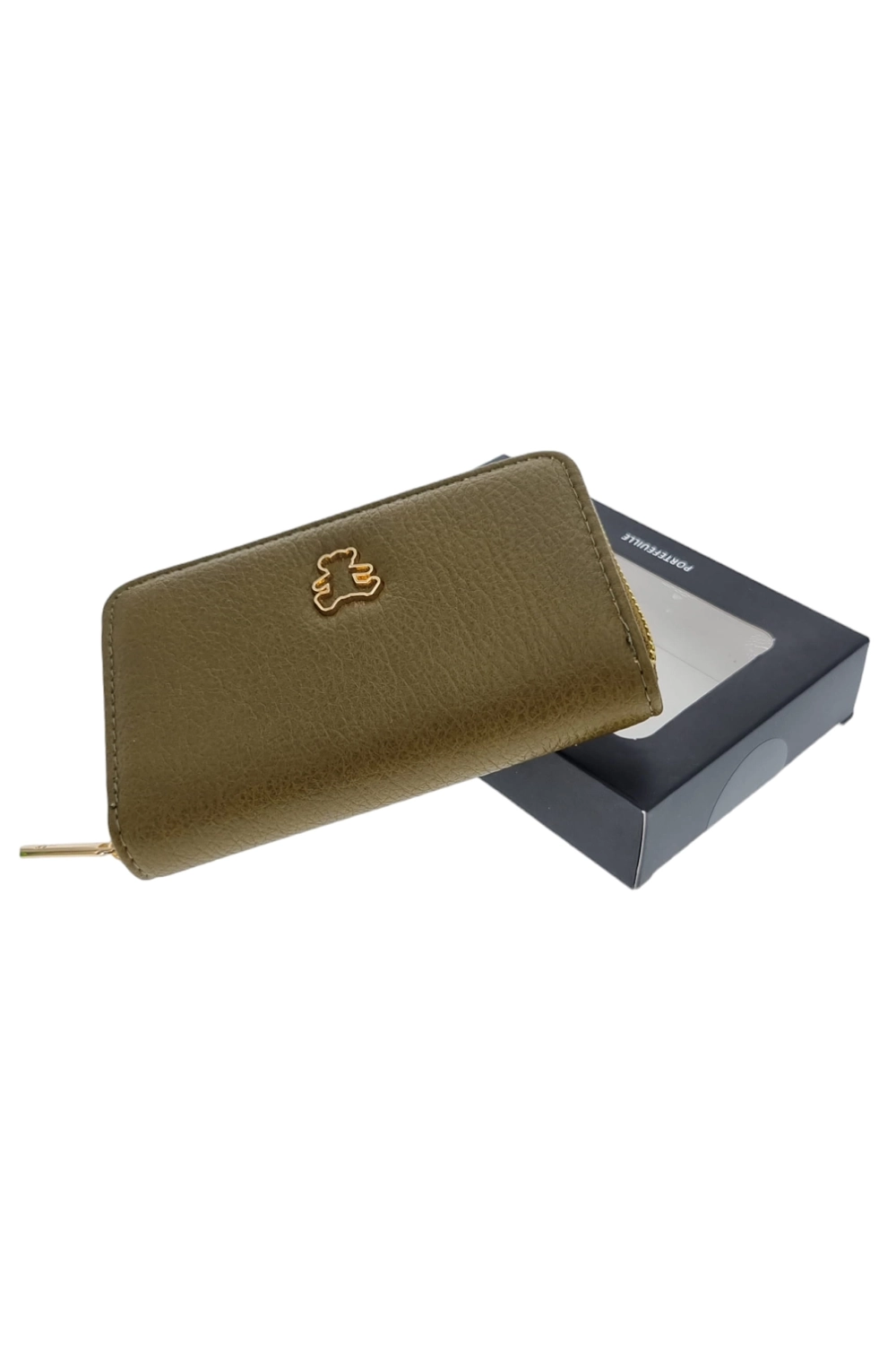 Pohodlná dámska peňaženka khaki 7TI29