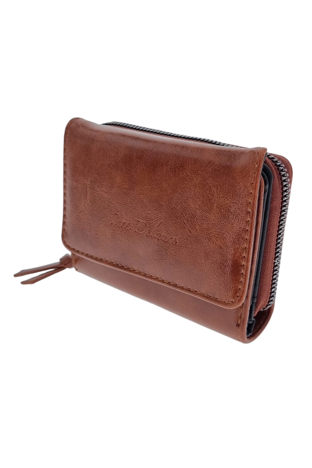 Pohodlná hnedá dámska peňaženka JG8KV
