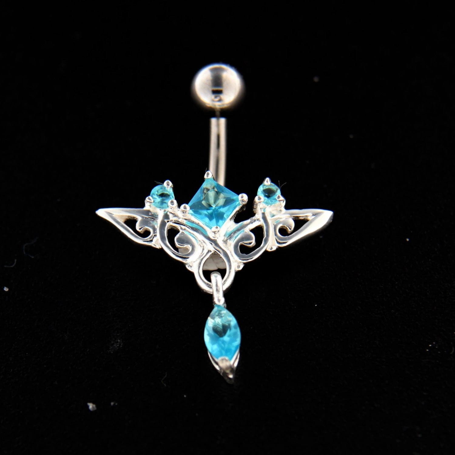 Strieborný piercing 14515