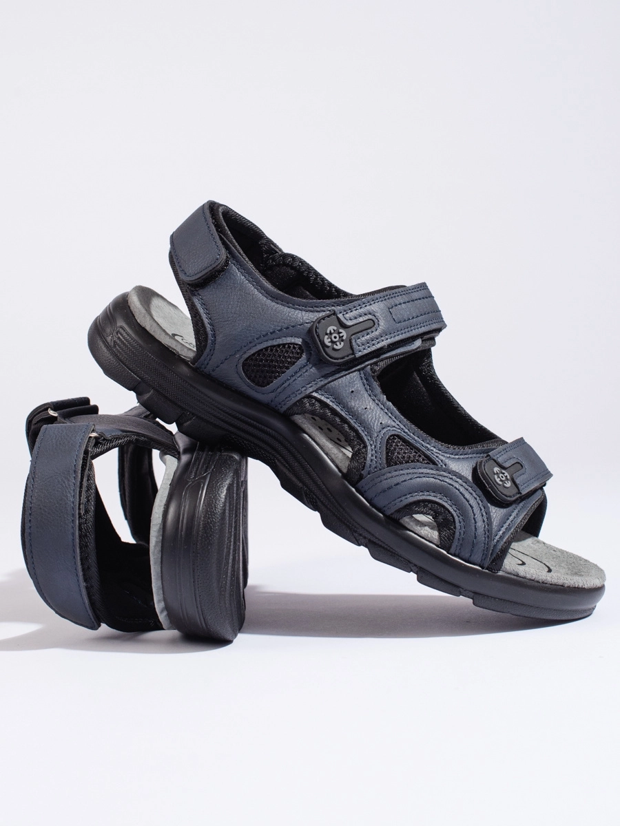 Vynikajúce pánske sandále tmavomodré